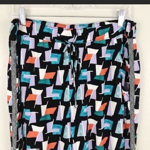 Anthropologie Hei Hei Ginza Geo Print Crop Pants M